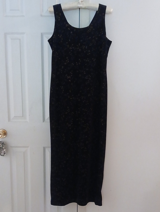 Fashion Bug Dresses & Skirts - Black Maxi Dress with Gold Accents